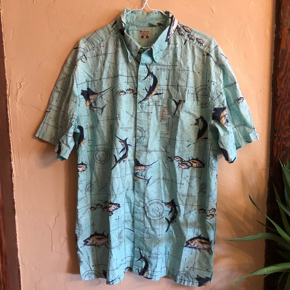 COLUMBIA fishing shirt